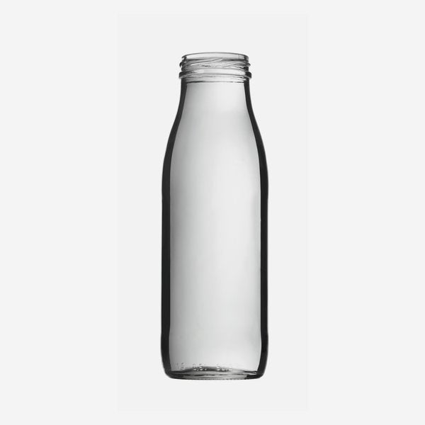 Glasflasche Juice 500ml Deckel To48 silber