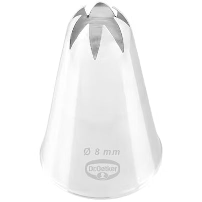 Sterntülle geschl 8mm Edelstah Tüllen-Manufaktur