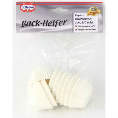 Papierbackform w 3cm 180Stk Classic-Zubehör