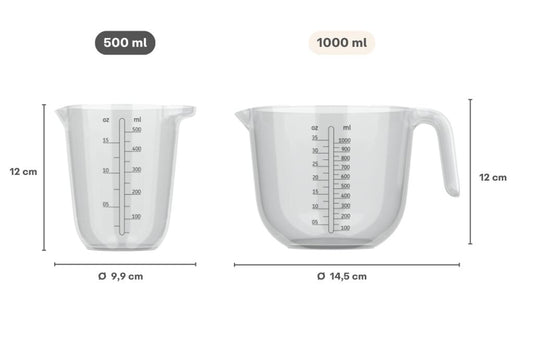 Messbecher 0,5l klar Chef it