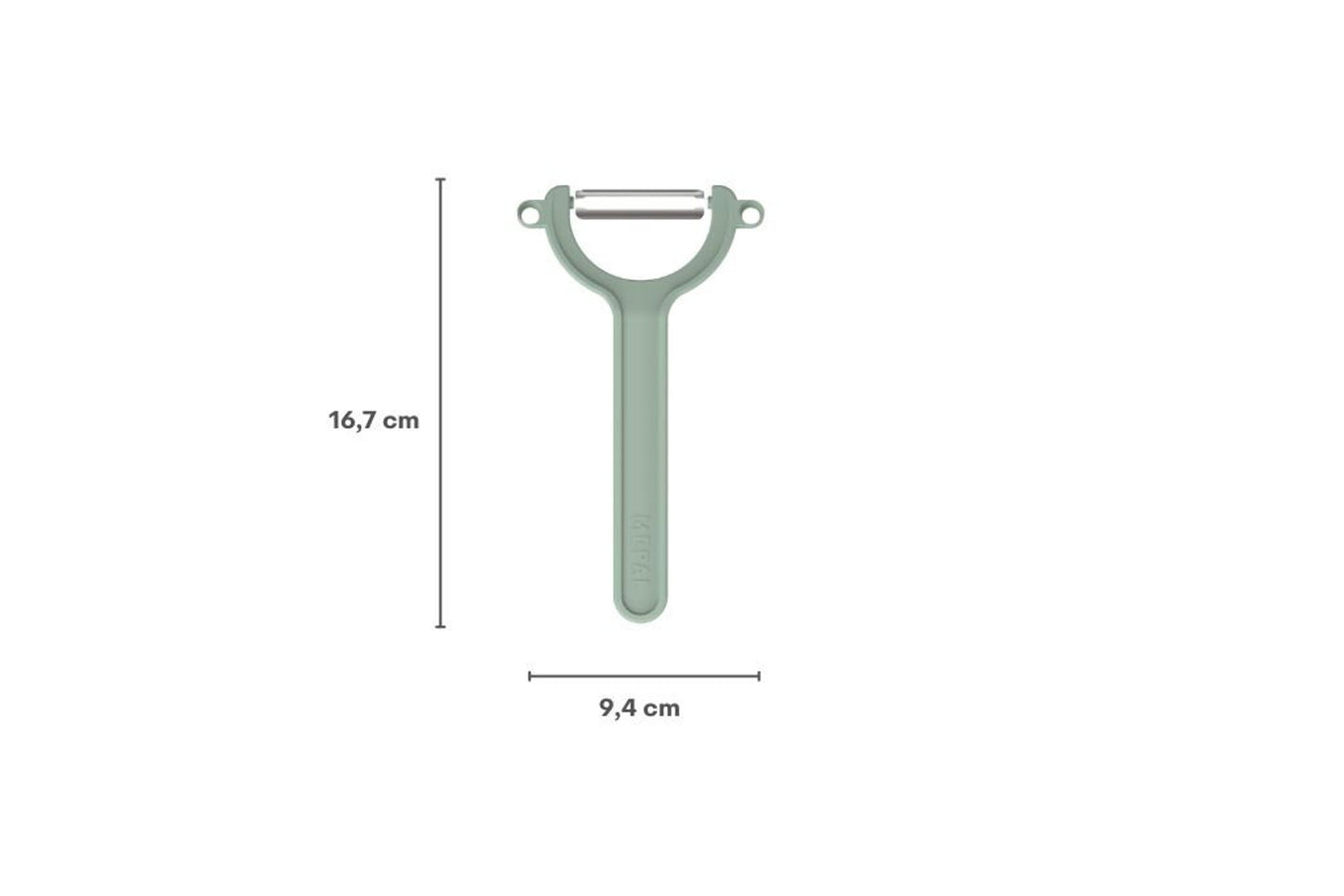 Edelstahl-Sparschäler 17 cm - Nordic sage