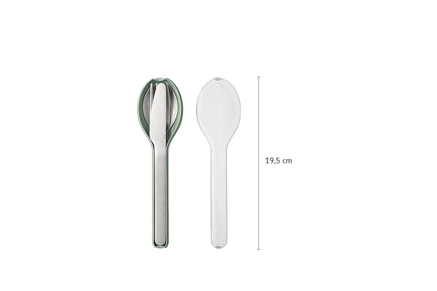 Besteckset 3tlg nordic sage Ellipse