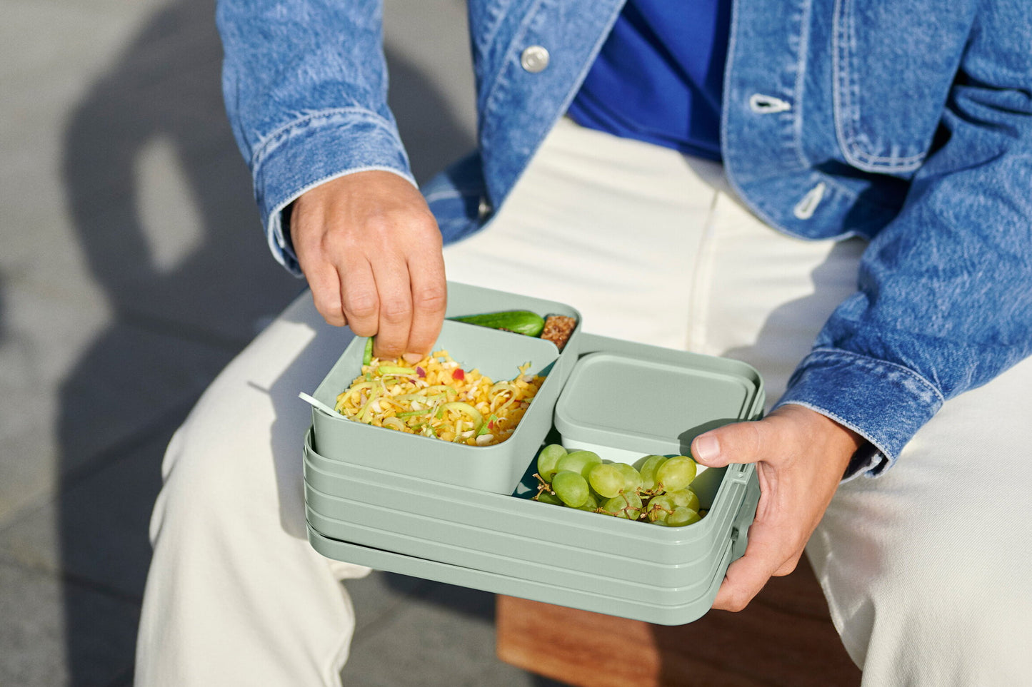 Lunchbox large nordic blue Bento Take a Break