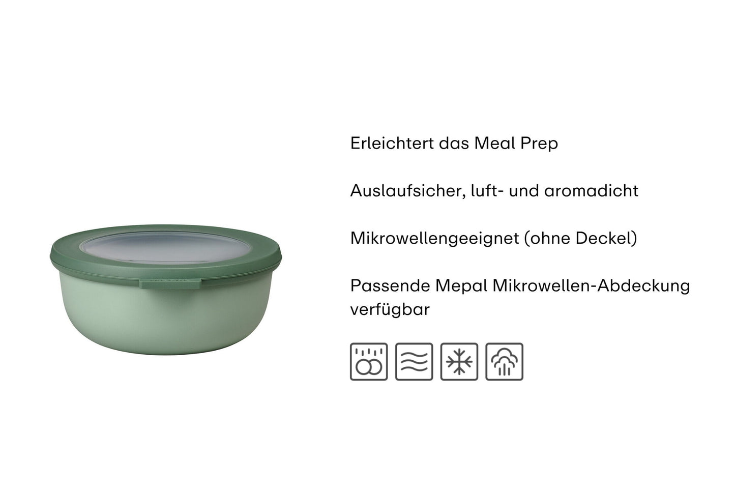 Schüssel 0,75l white Cirqula rund