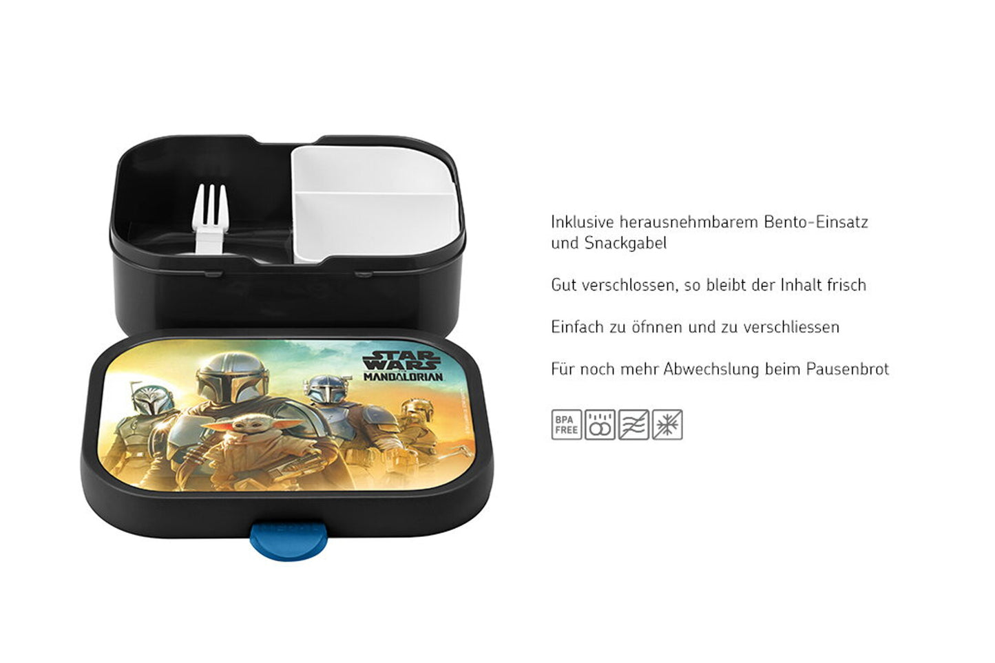 Campus Brotdose Star Wars mit Bento-Einsatz und Gabel