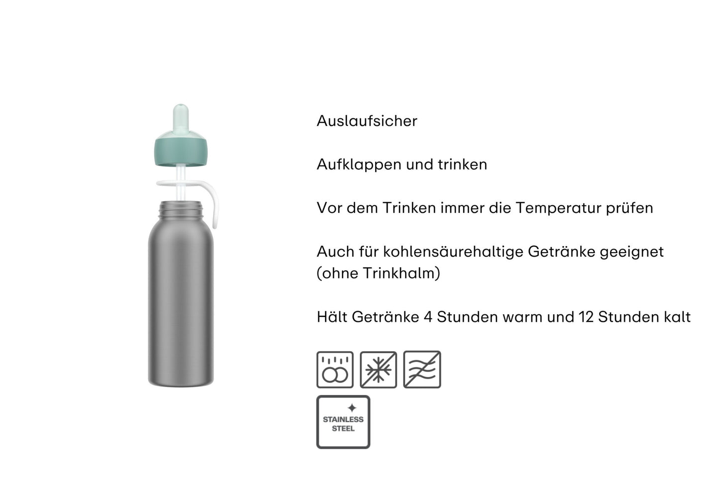 Thermoflasche 0,35l stitch Fip-Up Campus