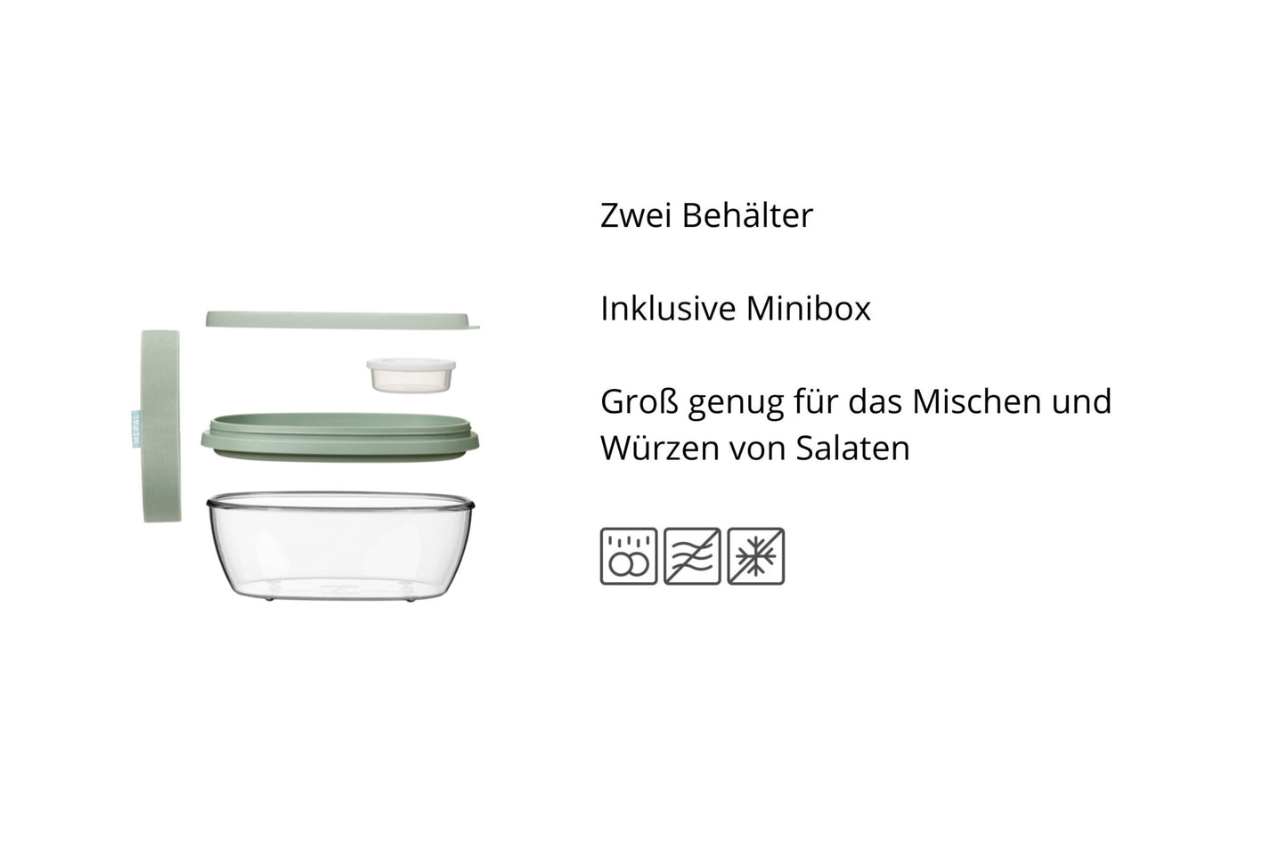 Salatbox nordic sage Ellipse