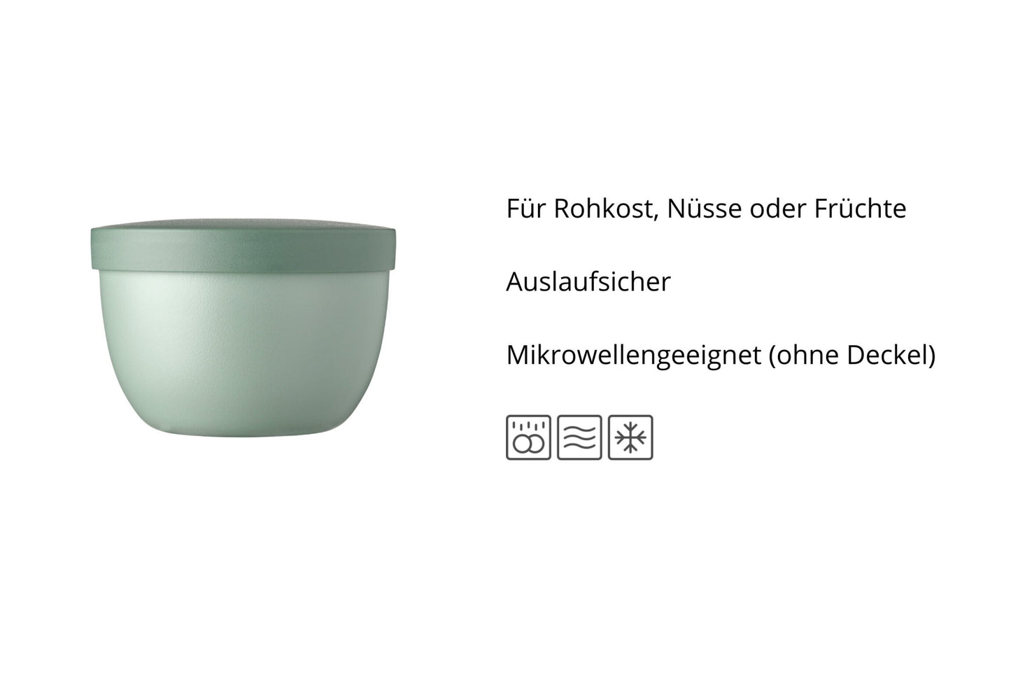 Snackpot 0,35l nordic sage Ellipse