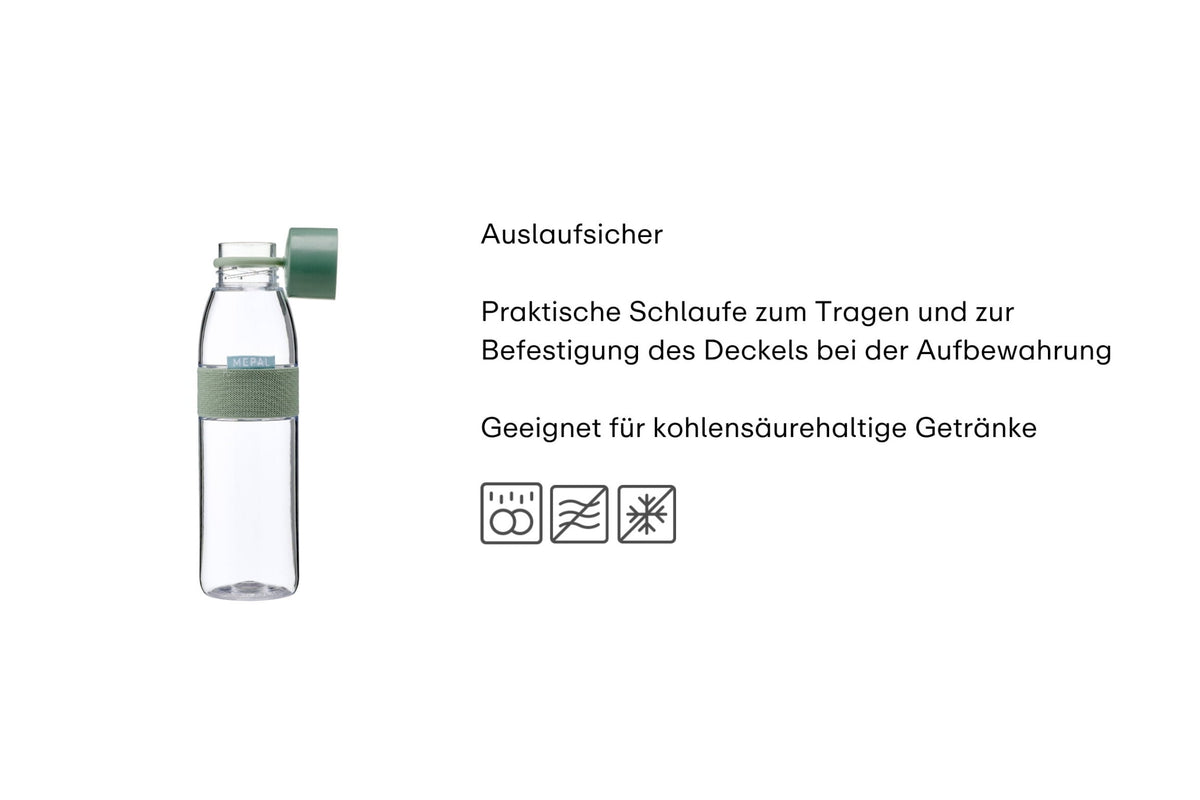 Trinkflasche 0,5l nordic sage Ellipse