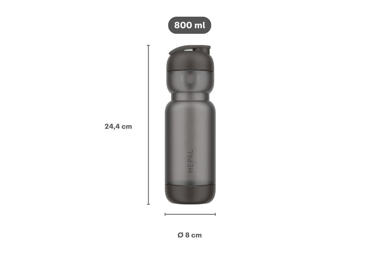 Shaker 0,8l apple green Shaker