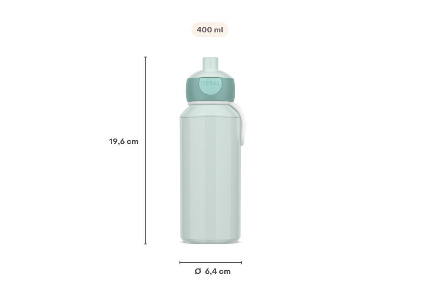 Trinkflasche Disney Princess 400 ml Pop-up Campus