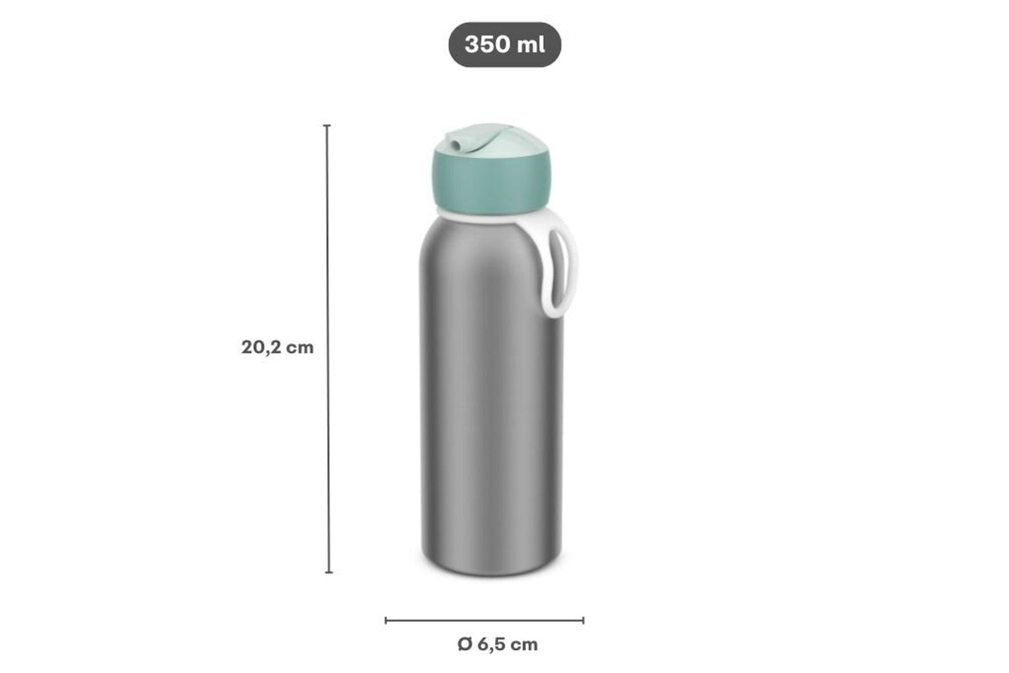 Thermoflasche flipup 0,35l paw Flip-Up Campus
