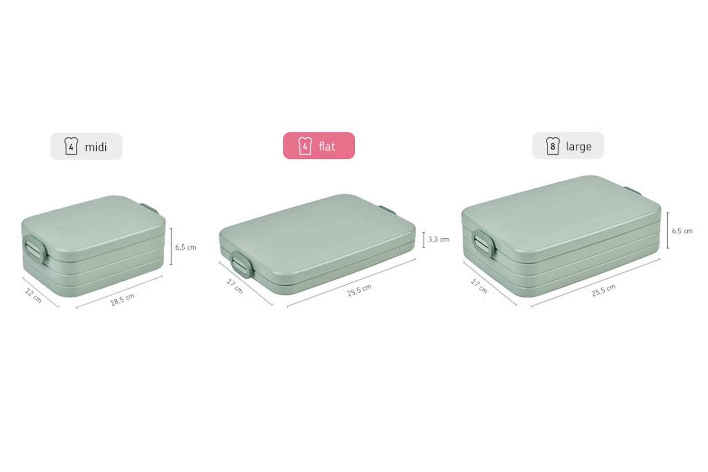 Lunchbox flat nordic sage Take a Break