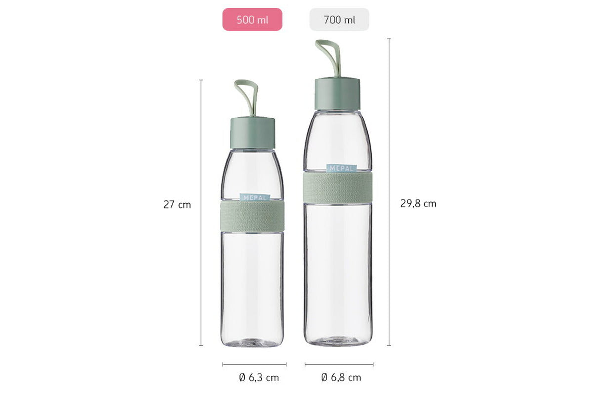 Trinkflasche 0,5l nordic sage Ellipse