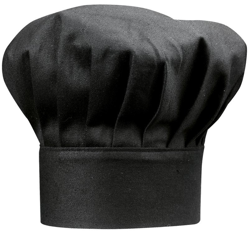 Kochmütze Chef schwarz