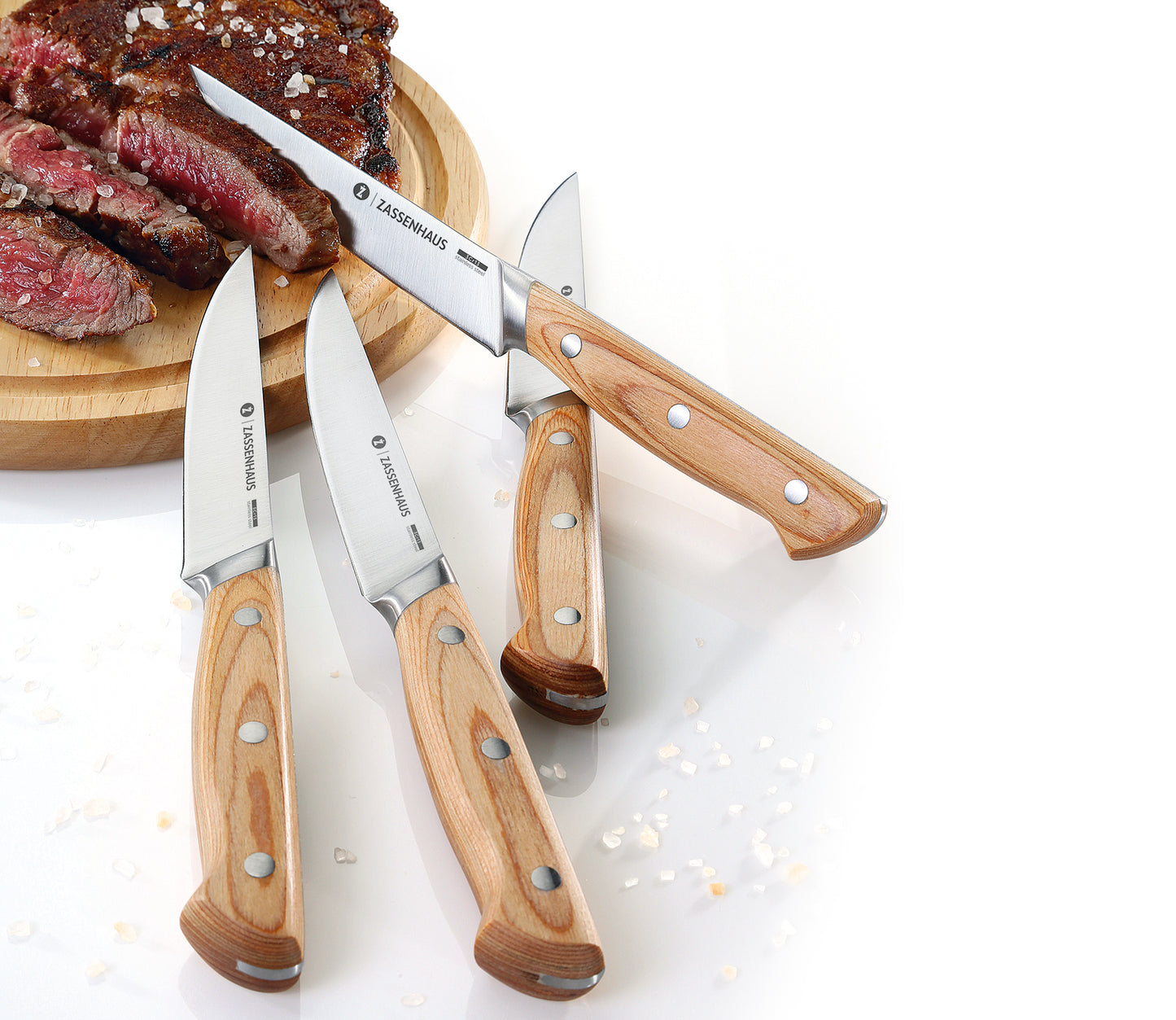 Steakmesser-Set mit Pakkaholz Griff