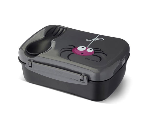 Lunchbox N'ice Box™ - Kids  mit Kühlpack Grau Spinne