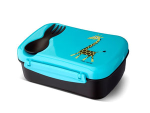 Lunchbox N'ice Box™ - Kids  mit Kühlpack Türkis Giraffe