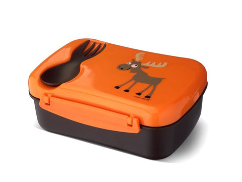 Lunchbox N'ice Box™ - Kids  mit Kühlpack Orange Elch