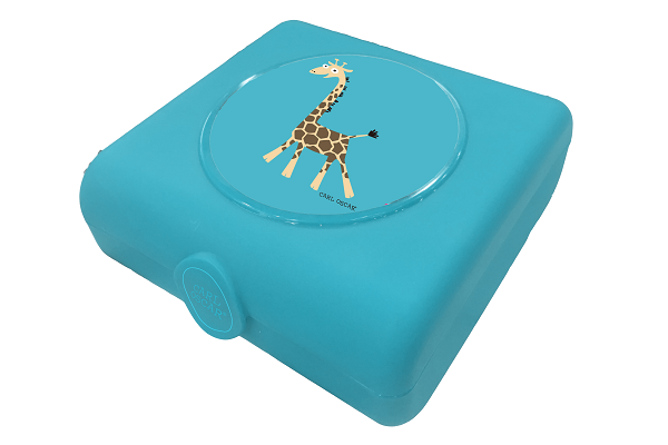 Sandwich Box Kids Türkis Giraffe