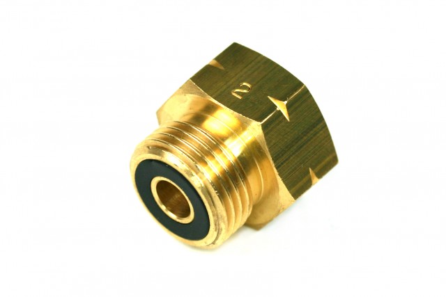 Gasflaschen-Adapter Nr. 2 KLF x IG W 20 x 1/14 LH