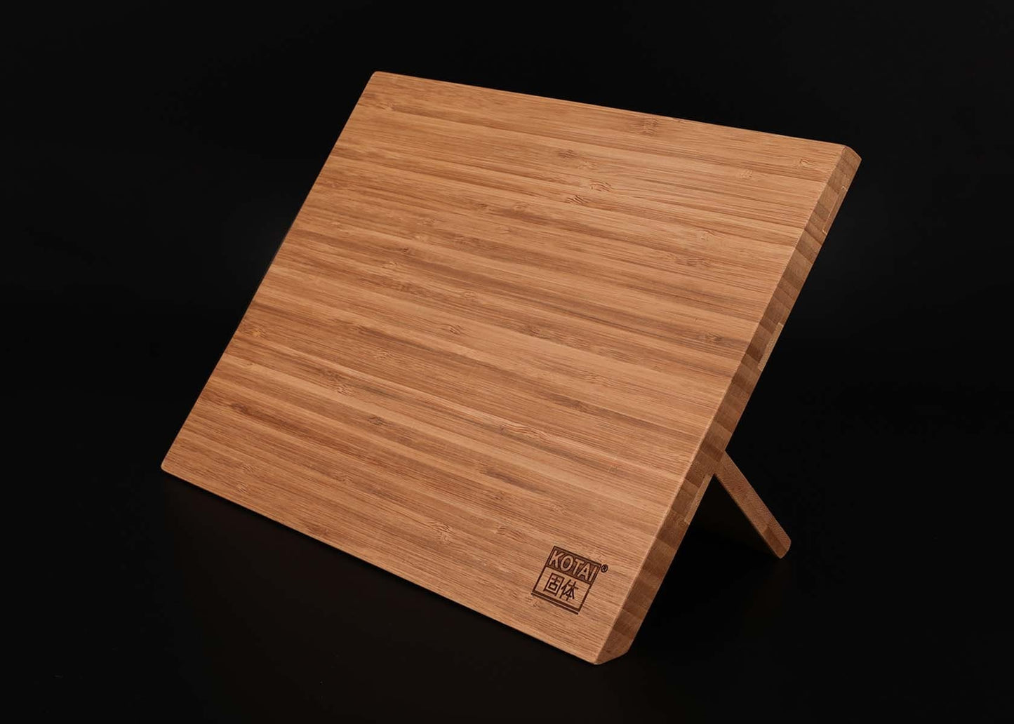 Messerhalter magnetisch 30x22 cm f. 6-8 Messer Bambus