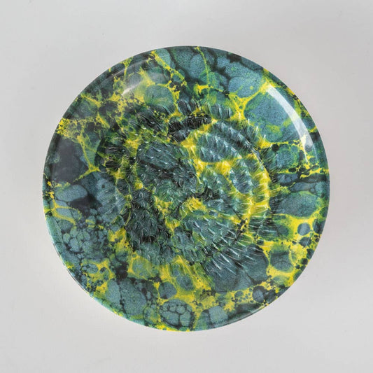 Keramikreibe "Snake" 12cm für Knoblauch, Ingwer & Gewürze