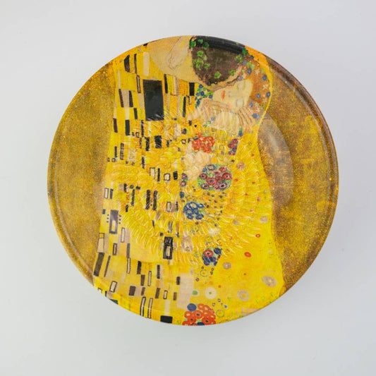 Keramikreibe "Klimmt Kunst" 12cm für Knoblauch, Ingwer & Gewürze