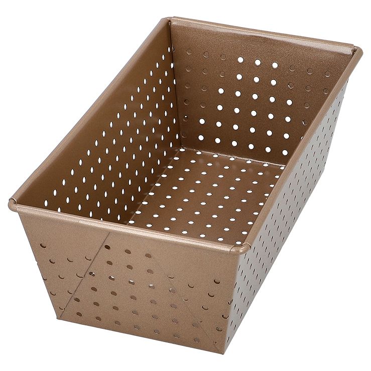 Brotbackform, perforiert