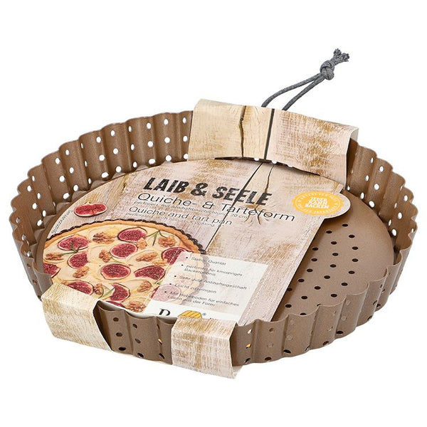 Quiche- & Tarteform, perforiert, mit losem Boden, Ø 20 cm