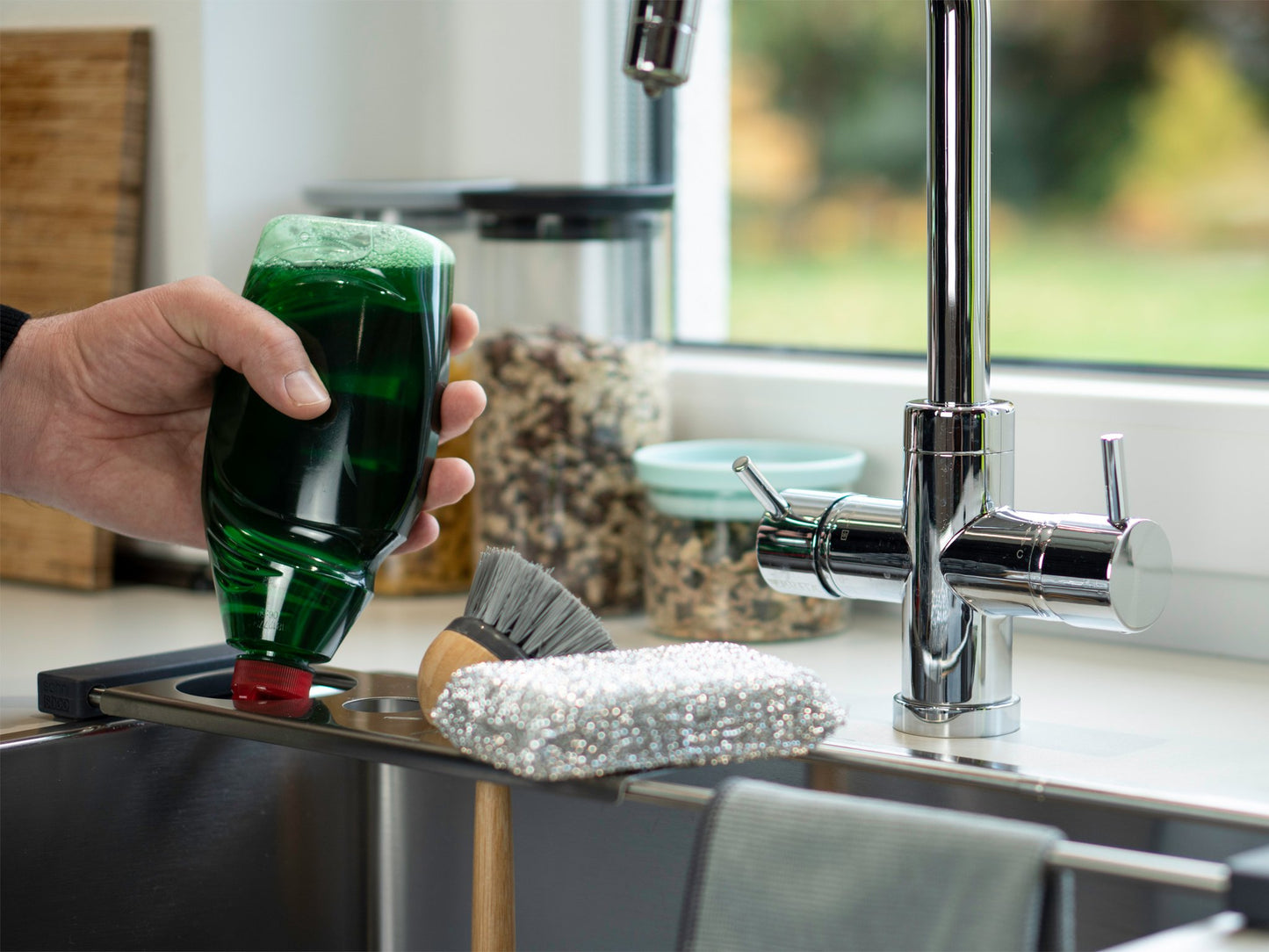 Abtropfhilfe "drip.it" Grau