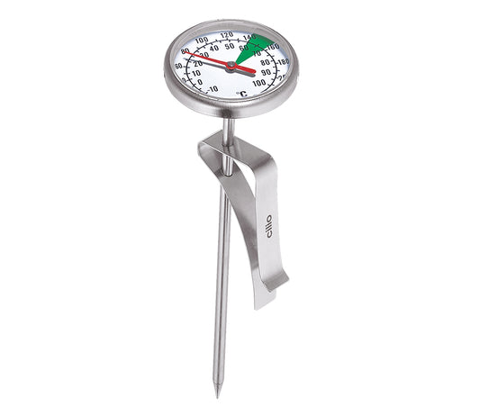 Milchthermometer mit Halter Edelstahl