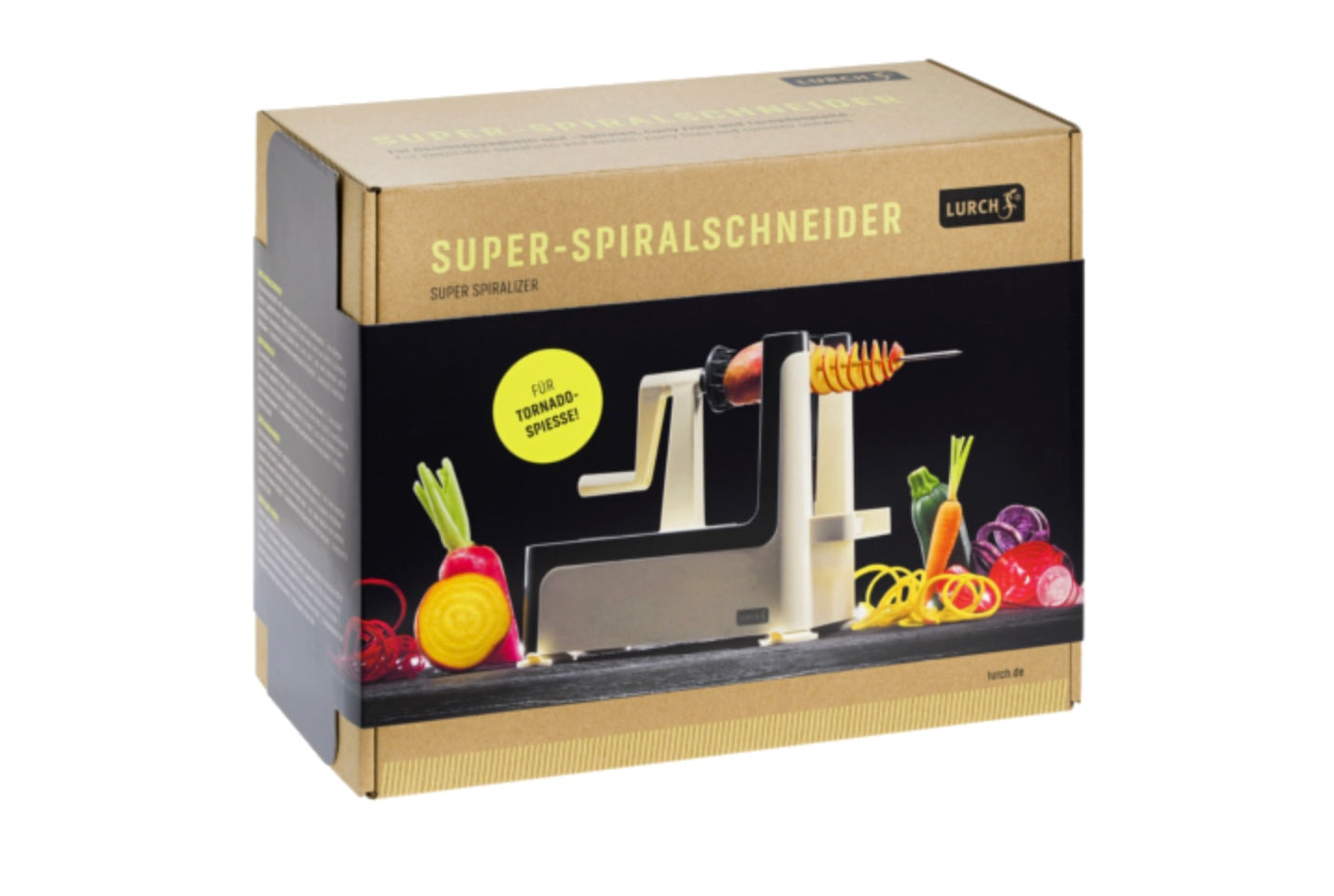 Super-Spiralschneider weiß/schwarz von Lurch
