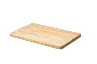 Schneidebrett 34 x 22 x 1,5 cm Gummibaum