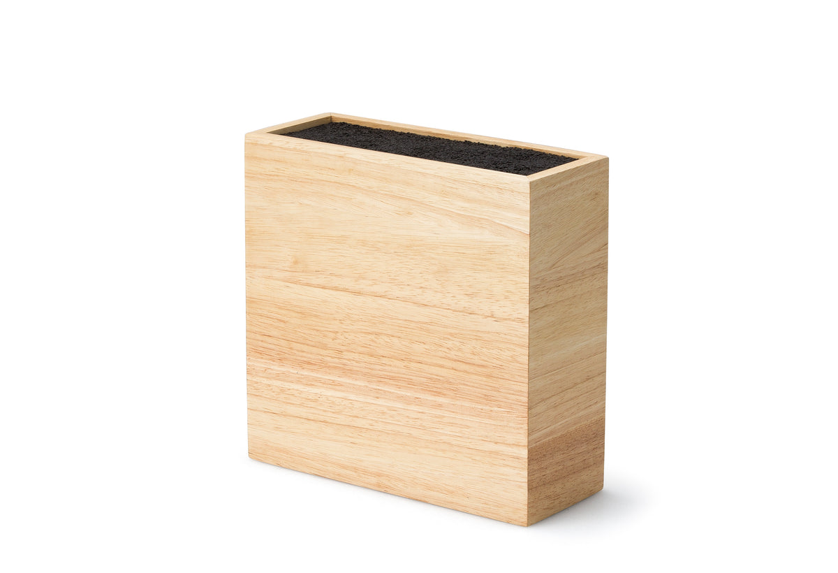Messerblock flex 22 x 9 x 21,5 cm Gummibaum