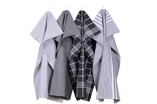 Geschirrtücher Recycling, verschiedene Farben, 50x70 cm, 4er Set