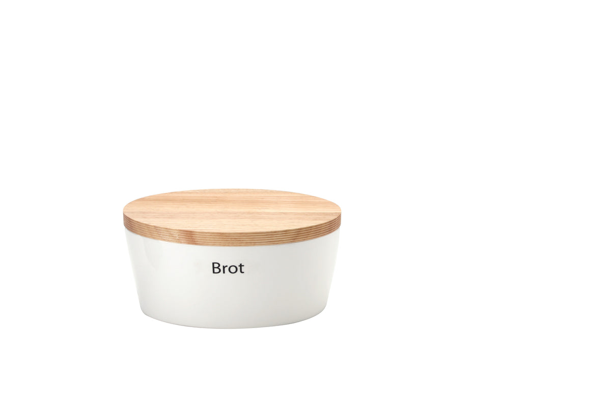 Brottopf oval weiß verschiedene Größen Keramik