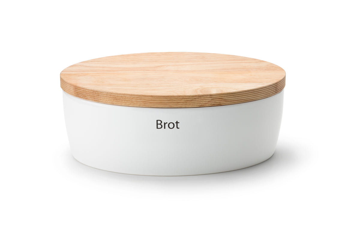 Brottopf oval weiß verschiedene Größen Keramik