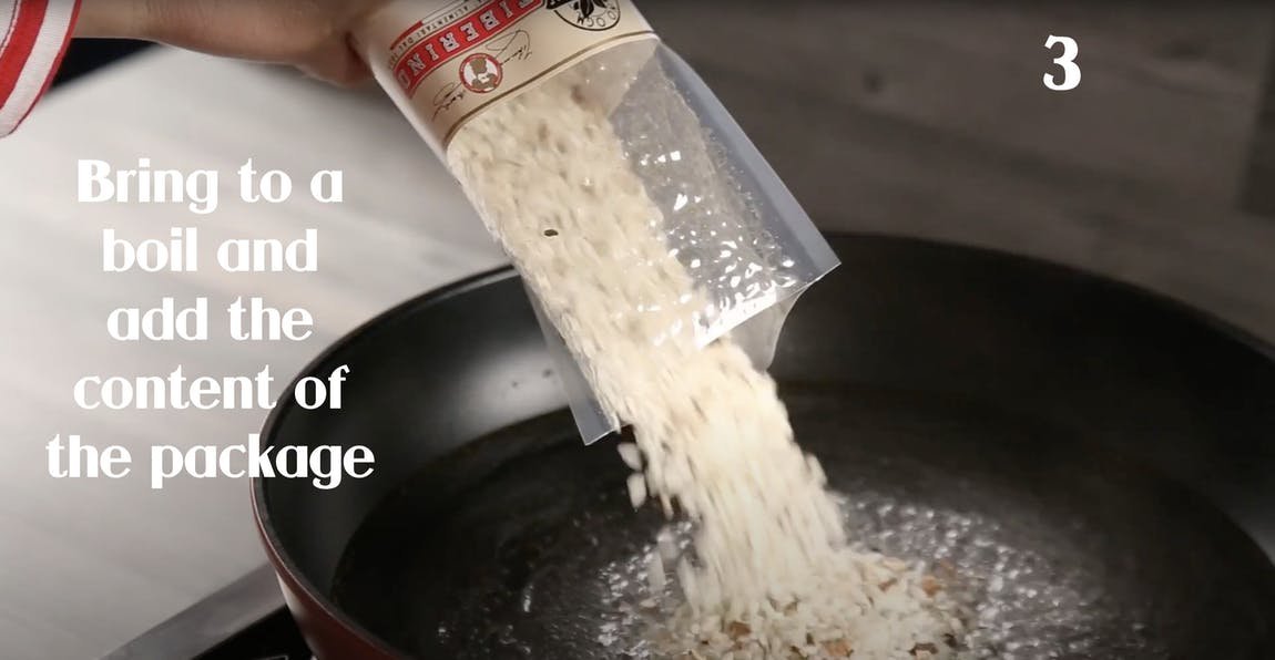 Risotto "Positano" mit Zucchini & Tomate, kochfertiges italienisches Risotto - One Pot