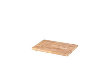 Vesperbrett Stirnholz 26 x 18 x 1,5 cm Gummibaum