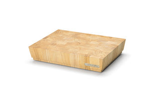 Hackblock 40 x 30 x 7,5 cm Gummibaum