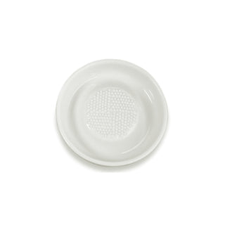 Keramikreibe, weiß für Ingwer und Gewürze d. 9,3cm