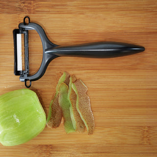 Sparschäler schwarz, Keramikklinge: 4 cm