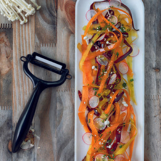 Sparschäler schwarz, Keramikklinge: 4 cm