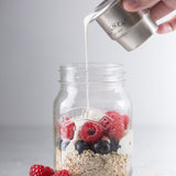 SNACK ON TO-GO Glas mit Edelstahlbehälter, 500 ml