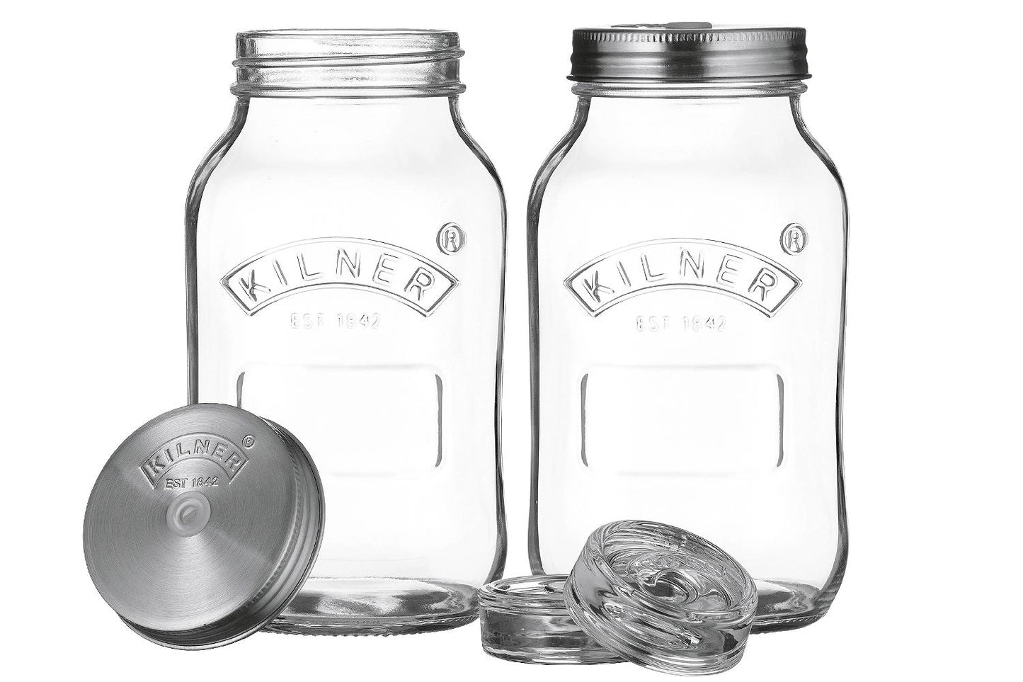 Fermentierset mit 2 Gläsern je 1 Liter
