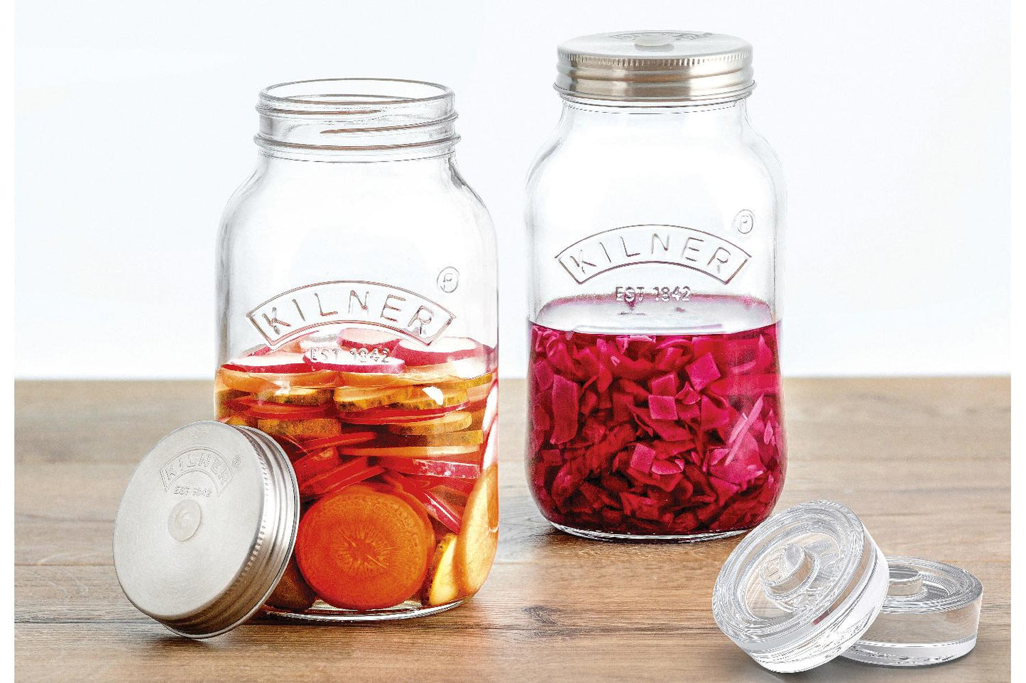 Fermentierset mit 2 Gläsern je 1 Liter
