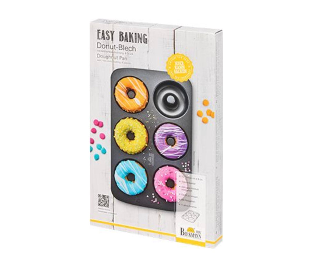Donutblech „Easy Baking“ für 6 St.
