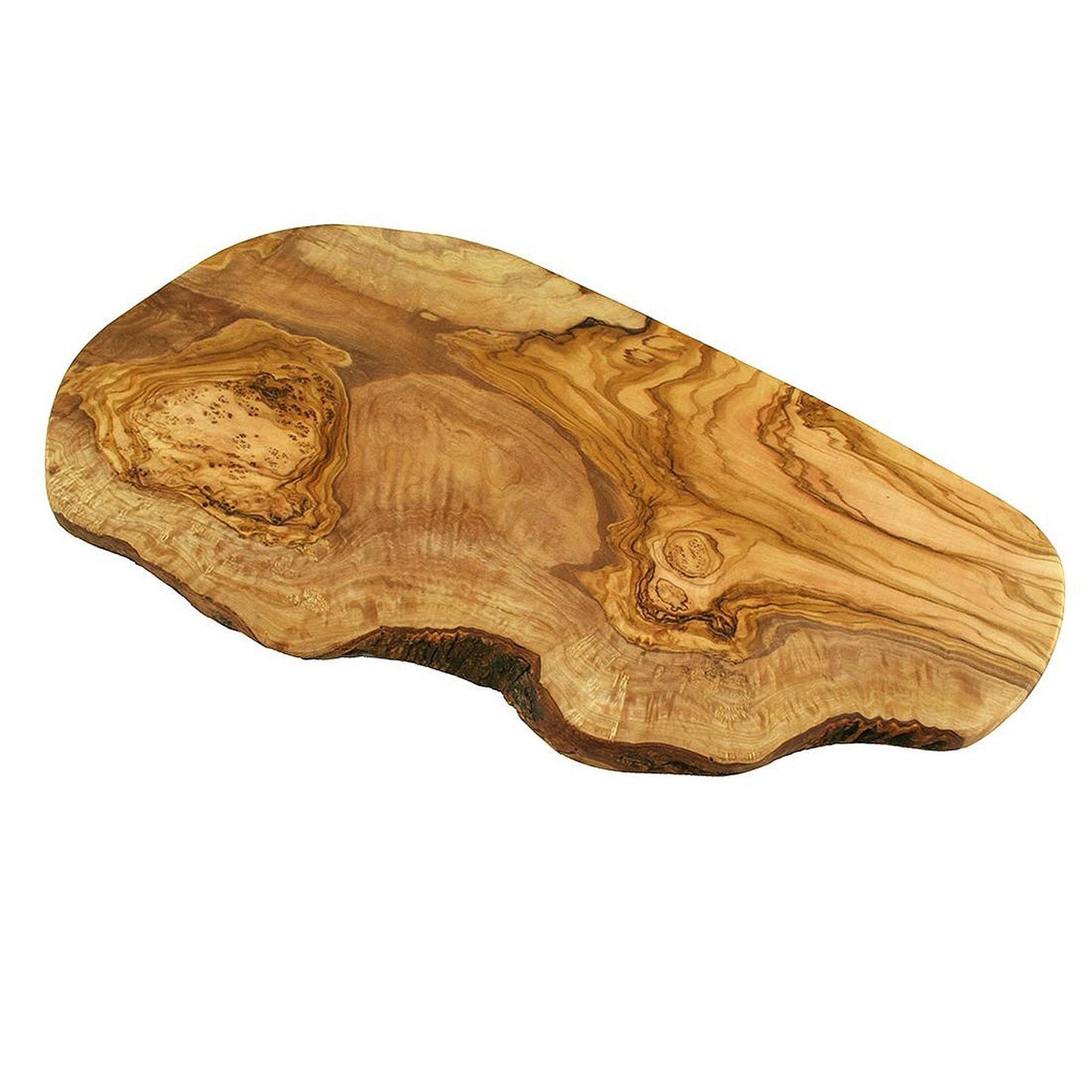 Schneidbrett Rustikal Länge ca. 40-44cm Olivenholz
