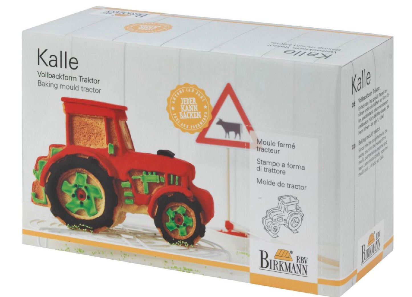 3D Backform Silikon Kalle der Traktor „Easy Baking“